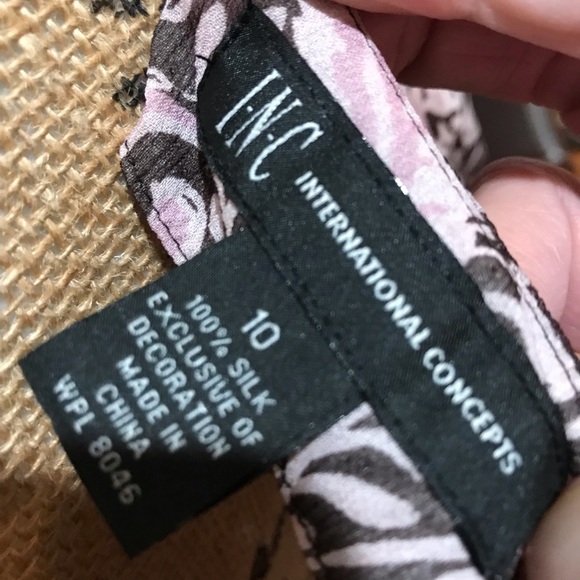 👚INC Sheer Decorative Blouse - Picture 5 of 7